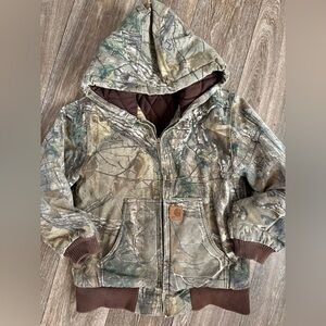Carhartt Camouflage Zip-Up Jacket Youth M (10/12)
